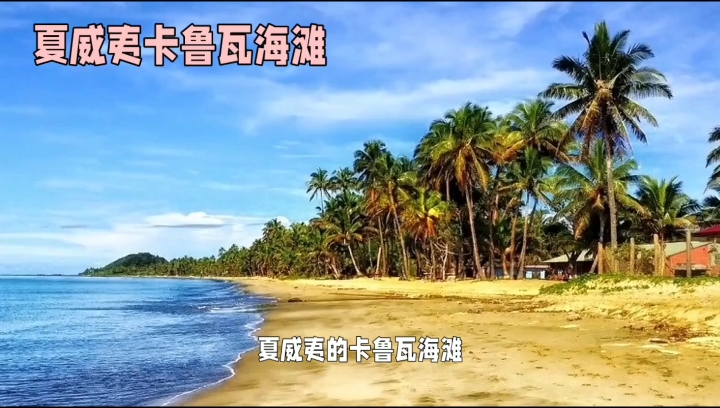 夏威夷卡鲁瓦海滩：美丽景色和丰富活动的完美结合