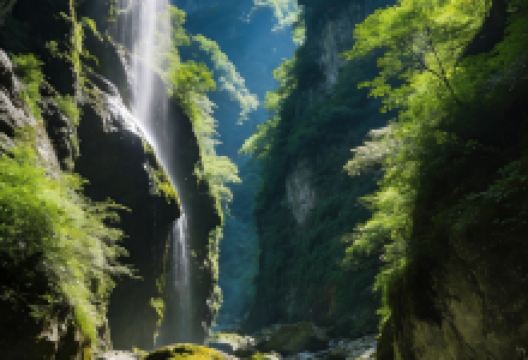 金丝峡景区-黑龙峡景点图片