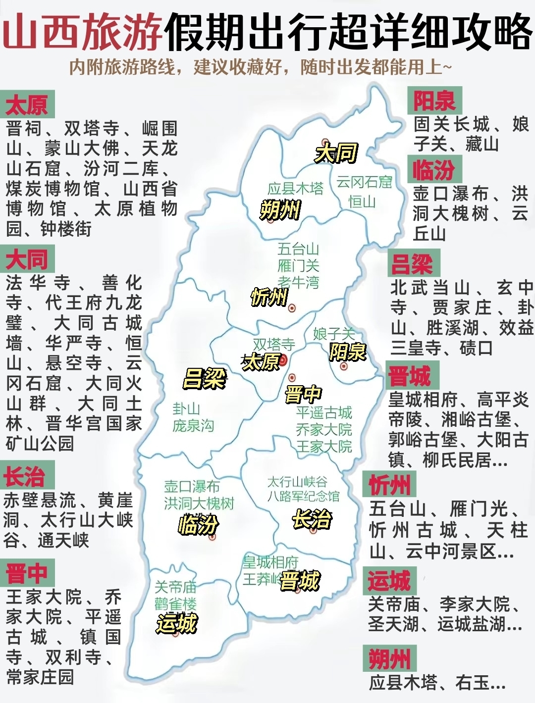 送给第一次来山西的姐妹㊙️建议收藏很全❗