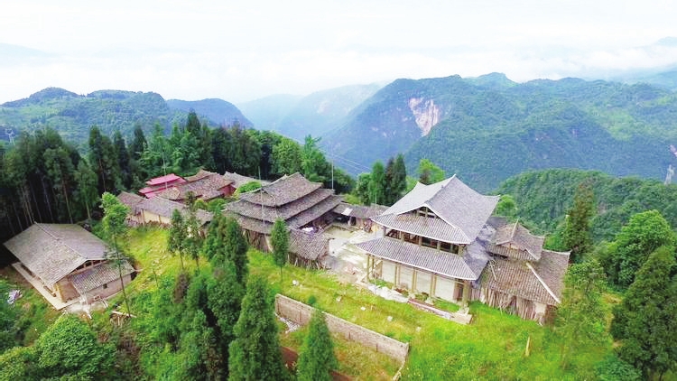 灵鹫山位于芦山县城西北 5 公里处， 盛产茶叶。 古名灵山，隋、唐时称为卢山。 芦山县即以此山得名。