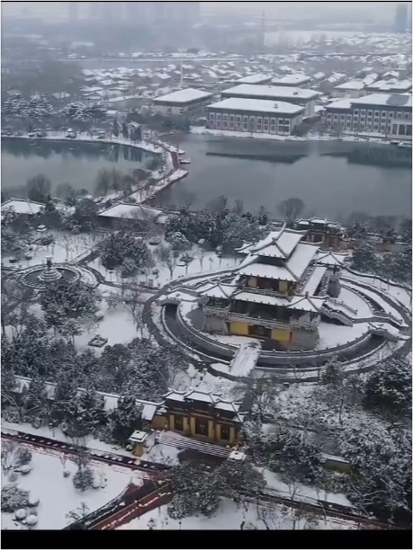 雪中的汉城也很美