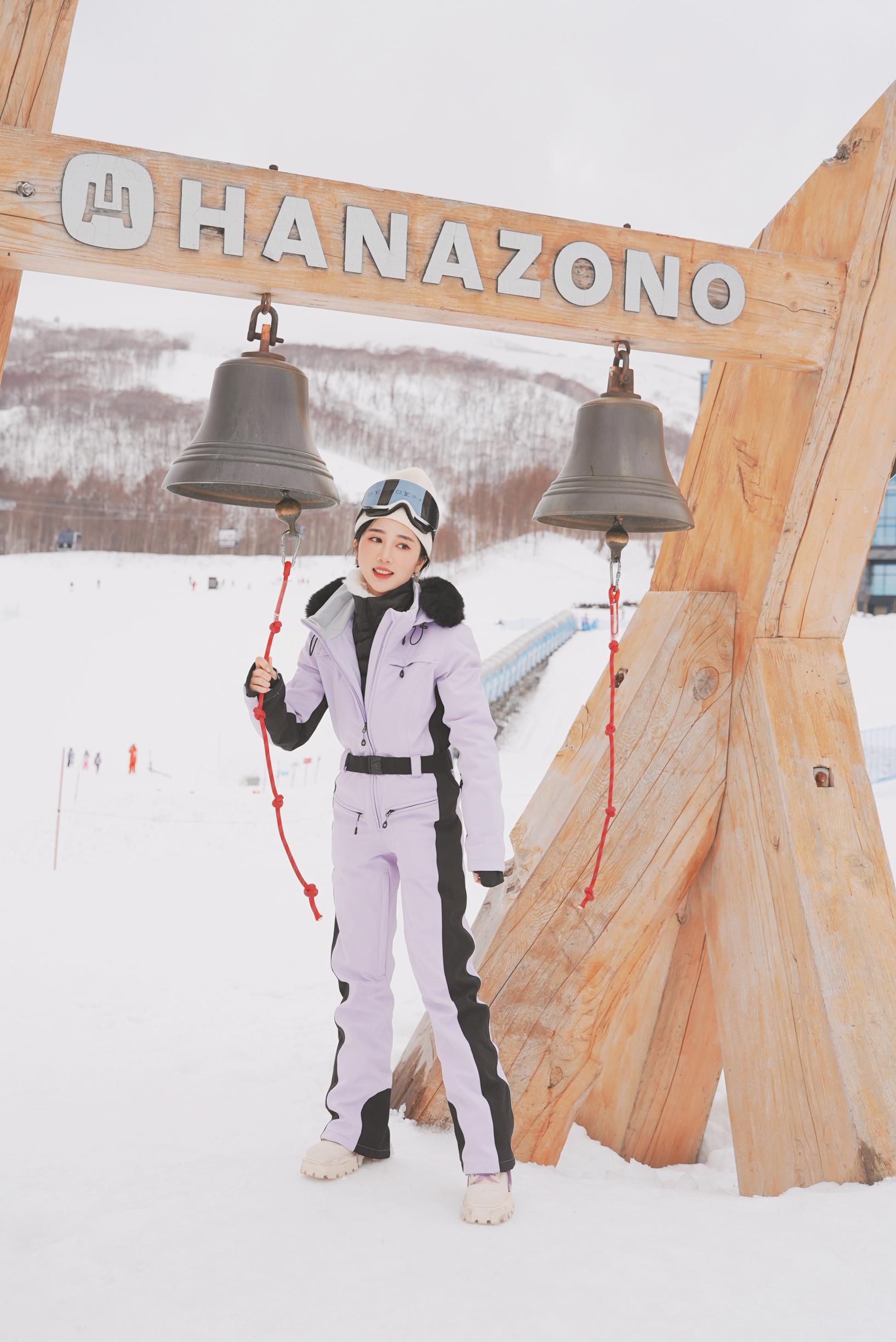 二世谷雪场偶遇明星