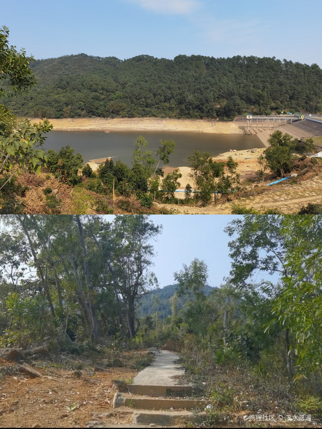 中山的铁炉山,天气好也可以看到壮丽的西江日落
