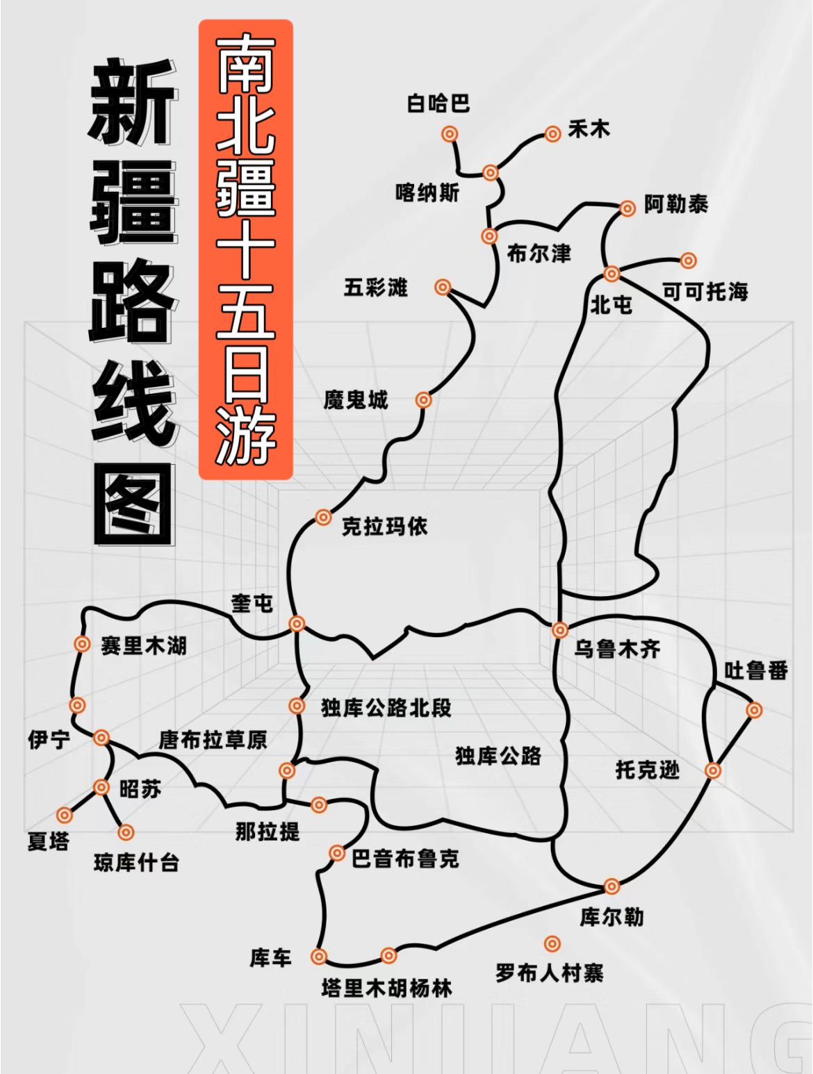 新疆旅游/南北疆15日游