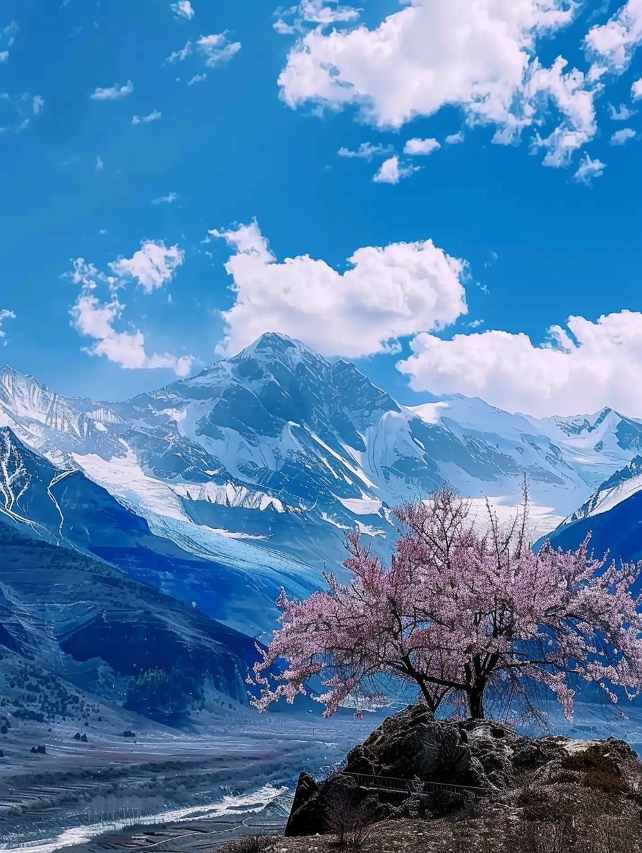 西藏林芝桃花盛景：粉色的诗与远方
