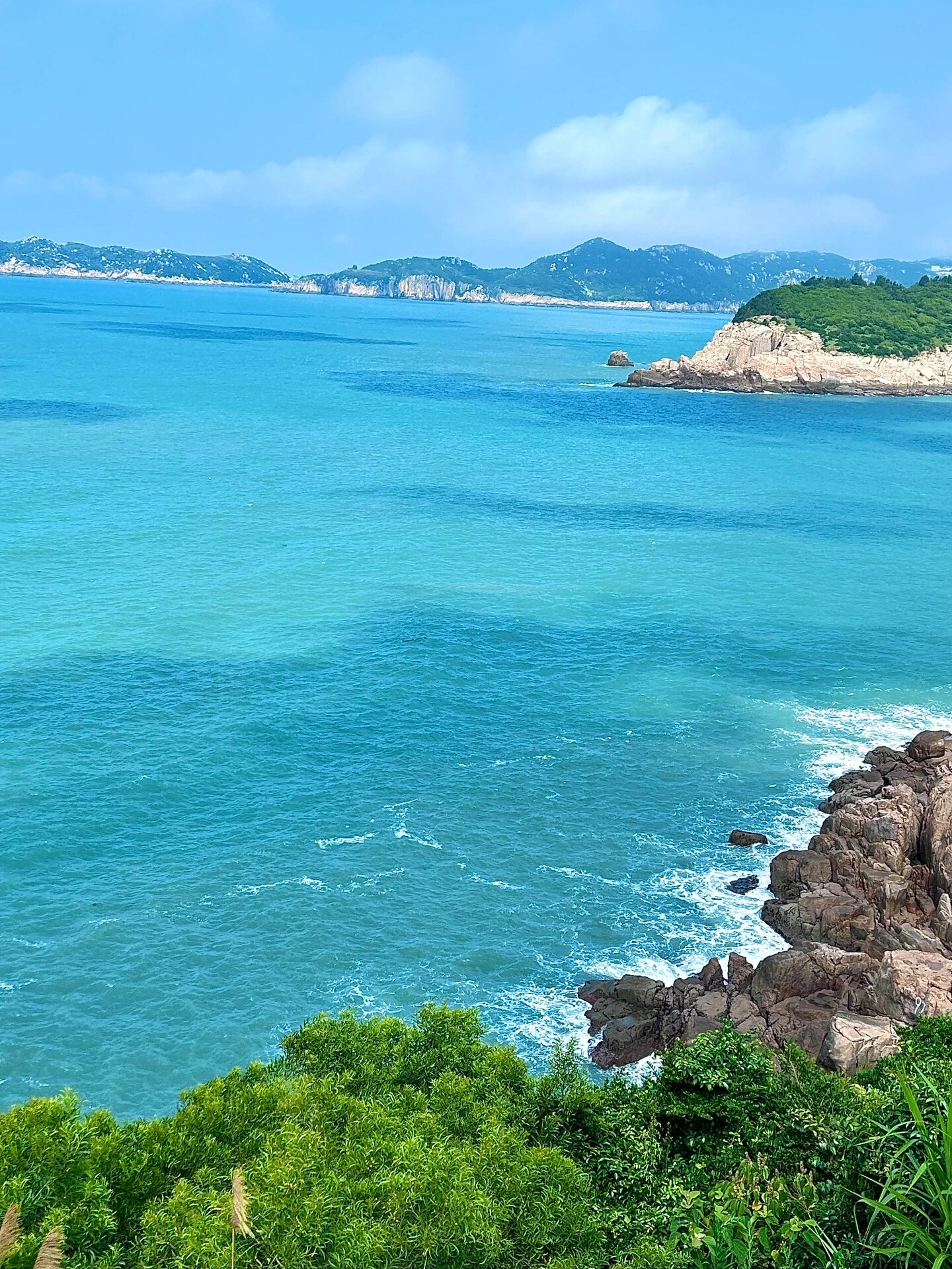 救命！🙀真在浙江温州！我拍到了蓝绿色大海🌊