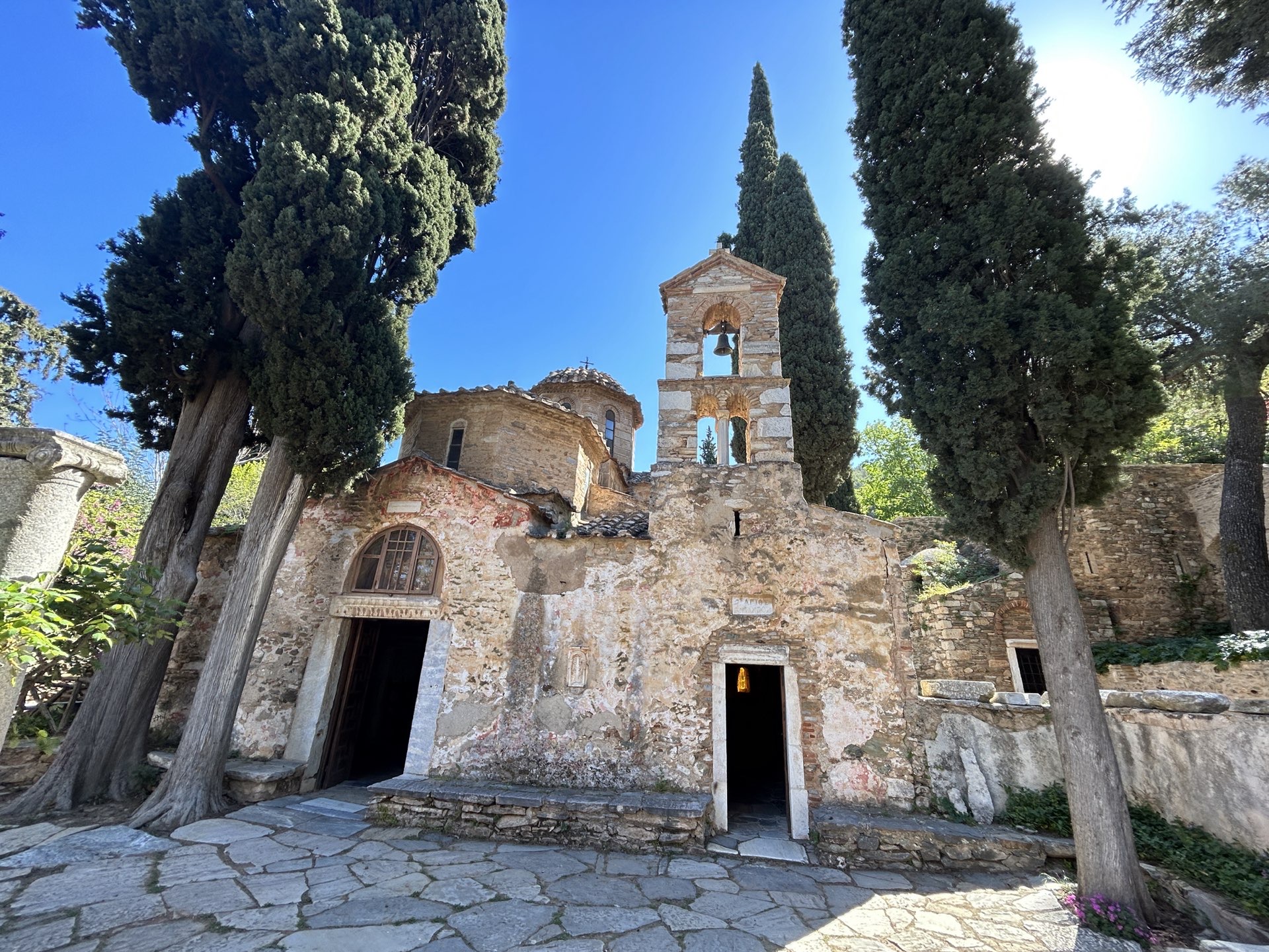 雅典：山中修道院凯萨里亚尼Kesariani