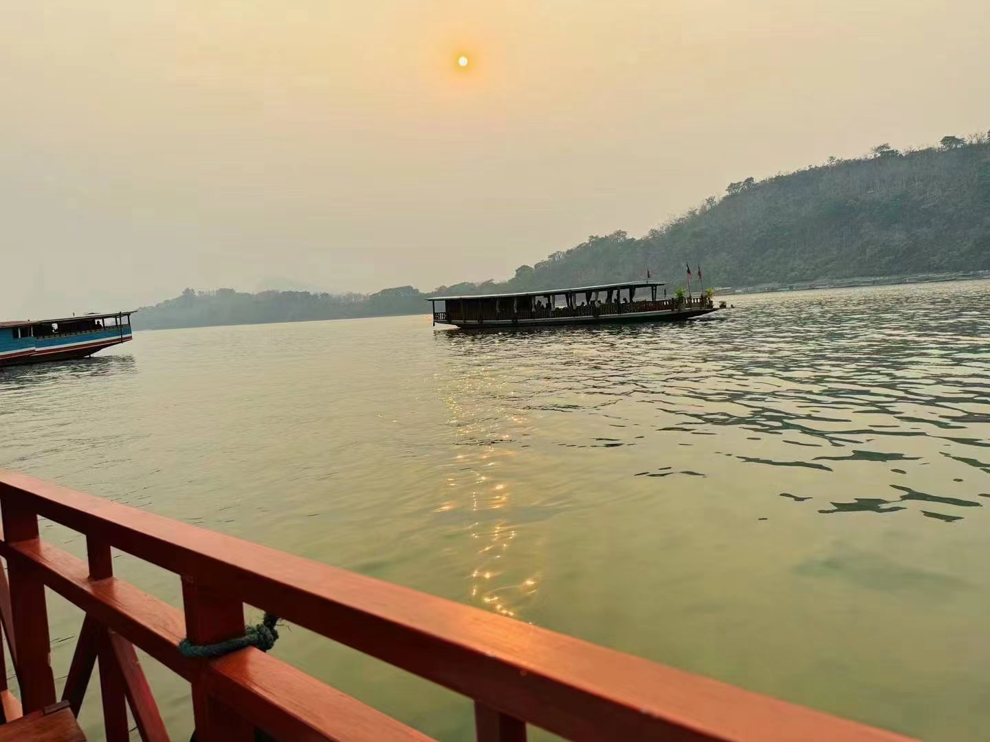 老挝之夕阳