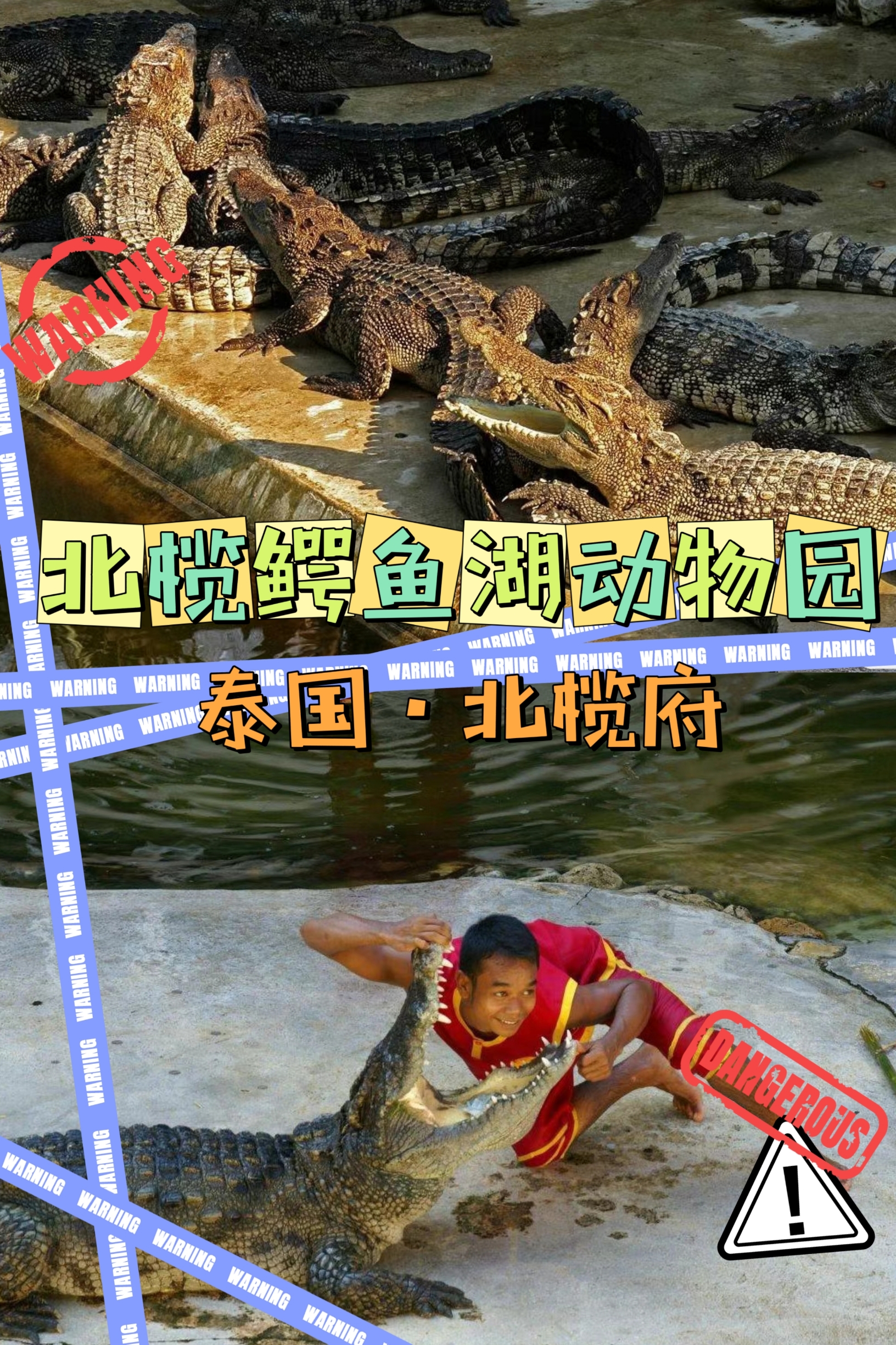 北榄鳄鱼湖动物园｜来泰国感受不一样的动物园