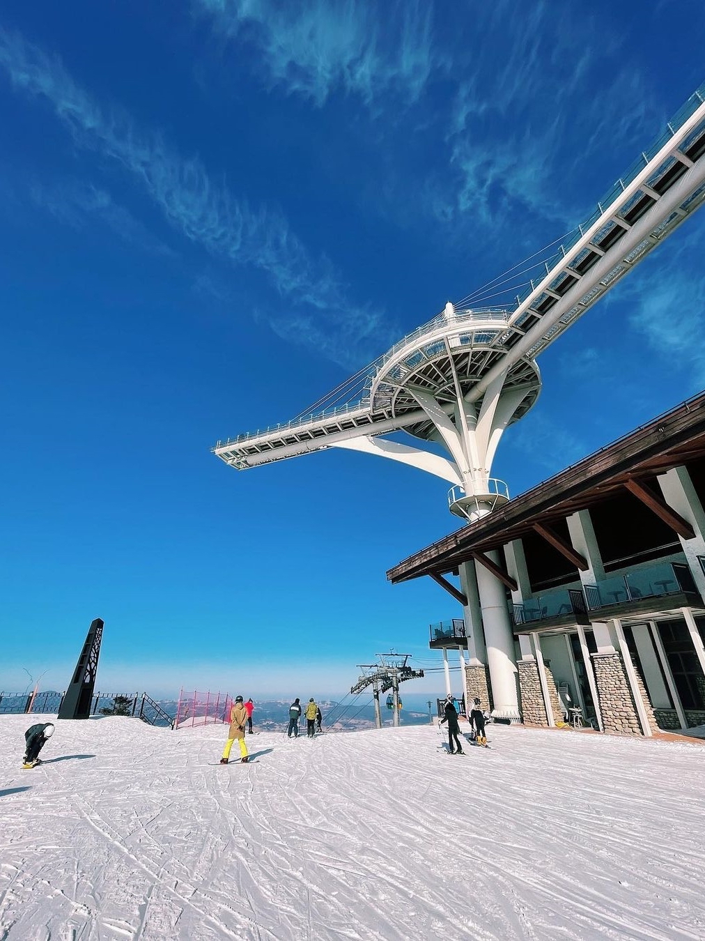 韩国滑雪推荐——龙平度假村