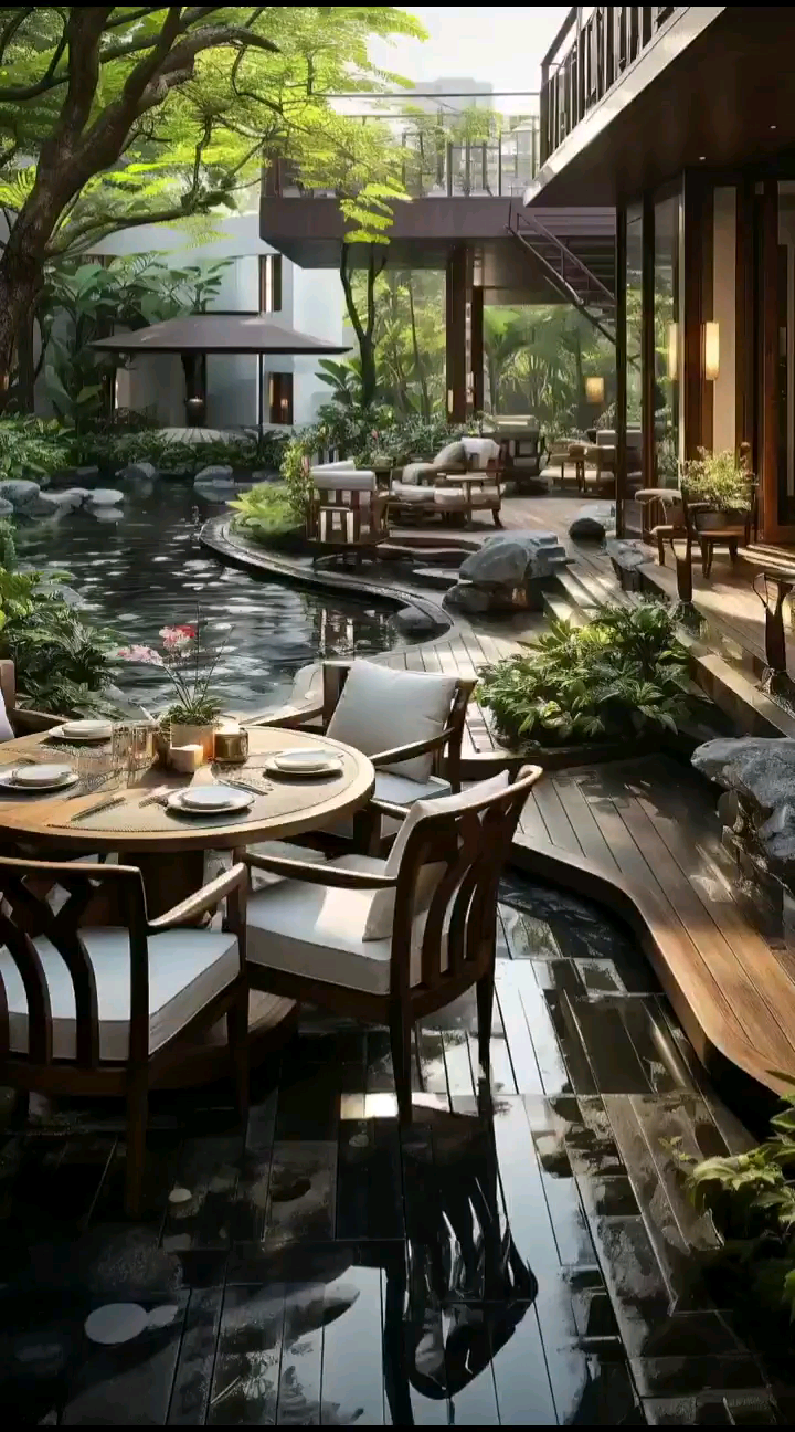 私家庭院设计|||绿茵之间，踏着花开的脚步，仿佛置身于春日的画卷