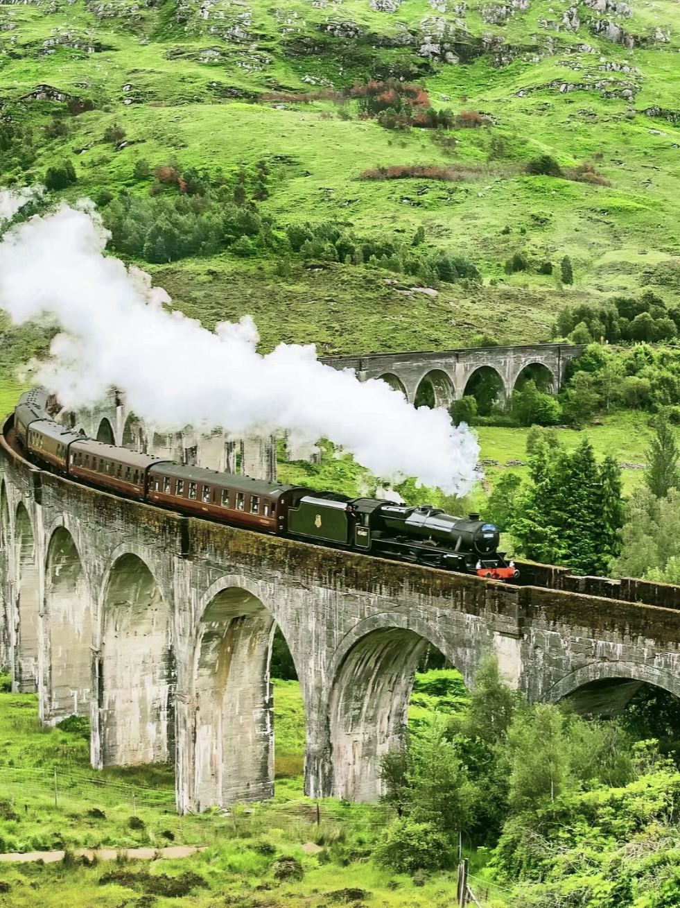 4条超美路线码来英国总要坐一次蒸汽火车!