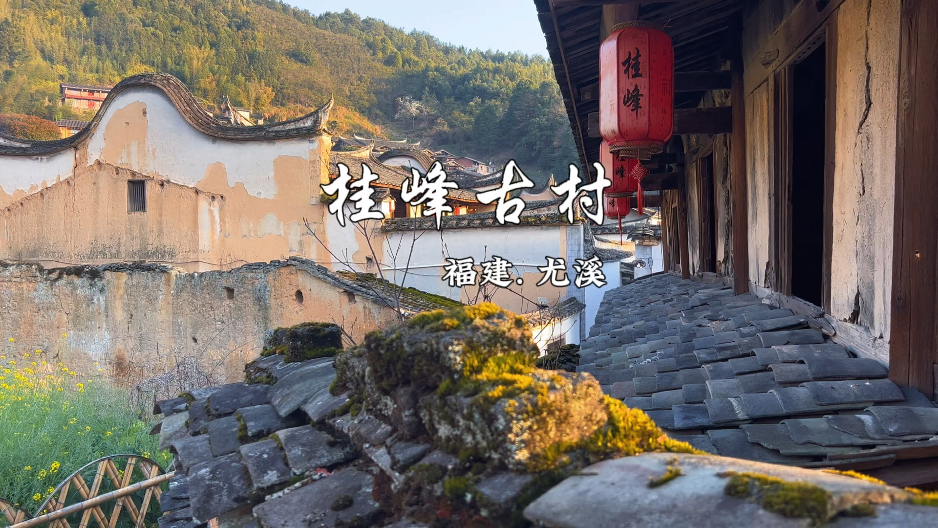 尤溪桂峰，历史文化名村，四月踏青好去处