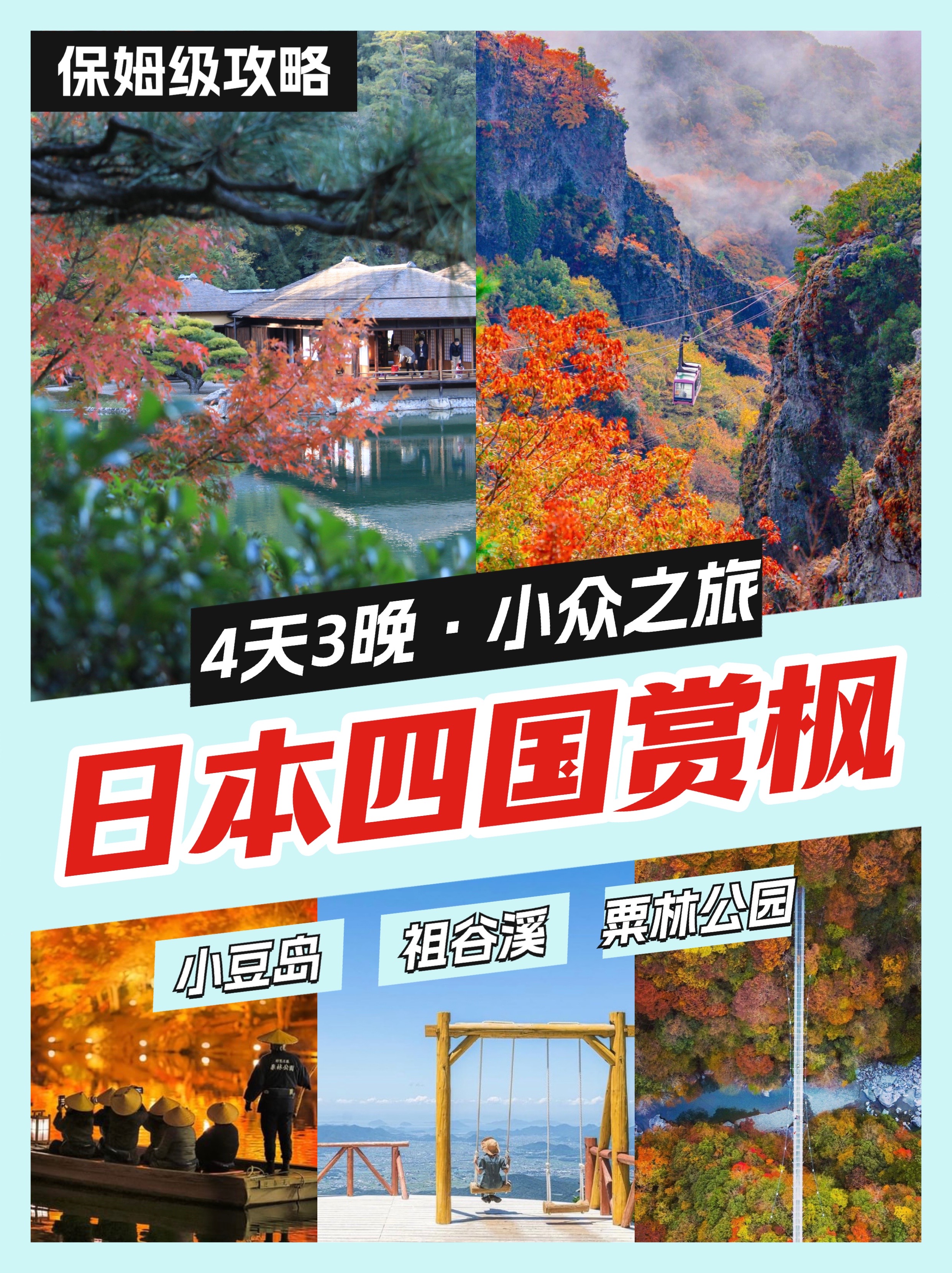 日本四国旅行❗濑户内海小众赏枫🍁之旅❗