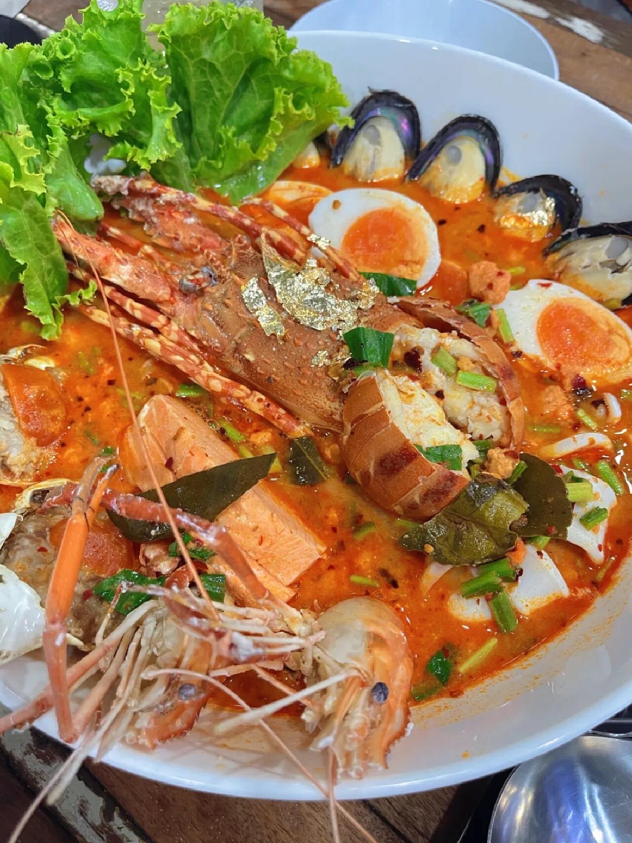 来曼谷不吃这碗超大龙虾面🦞，等于白来！