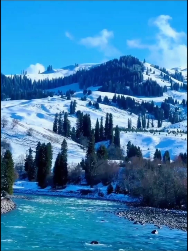 第一集，新疆的冬天太美了#新疆旅游攻略 #旅游攻略