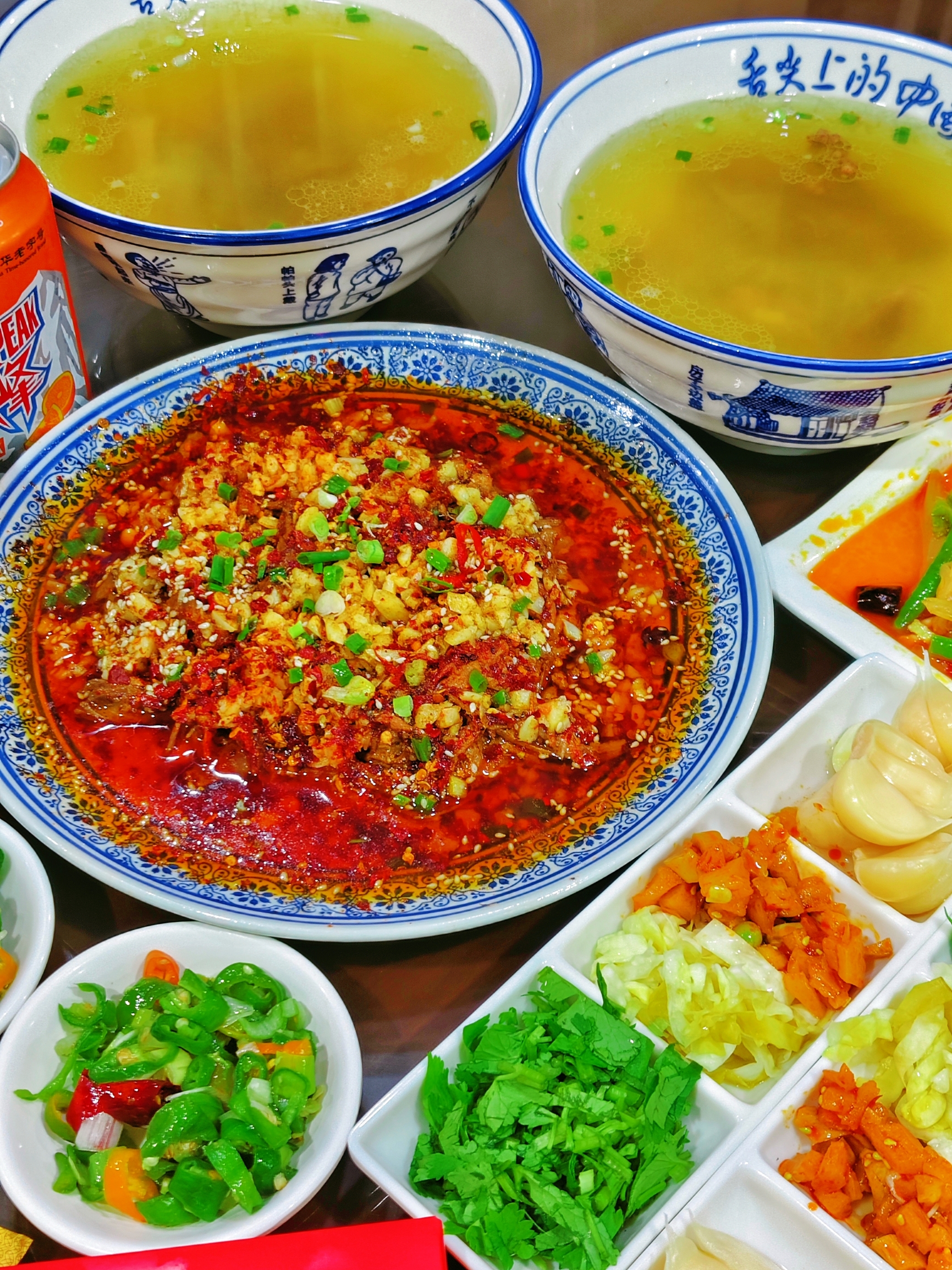 恒发祥蒲城水盆羊肉泡馍店餐厅图片