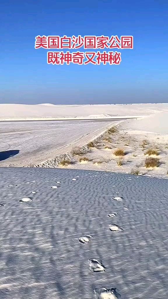 看看# 美国 # 旅行 # 沙漠 神奇的白沙国家公园，来这有惊喜# 美国 # 旅行 # 沙漠