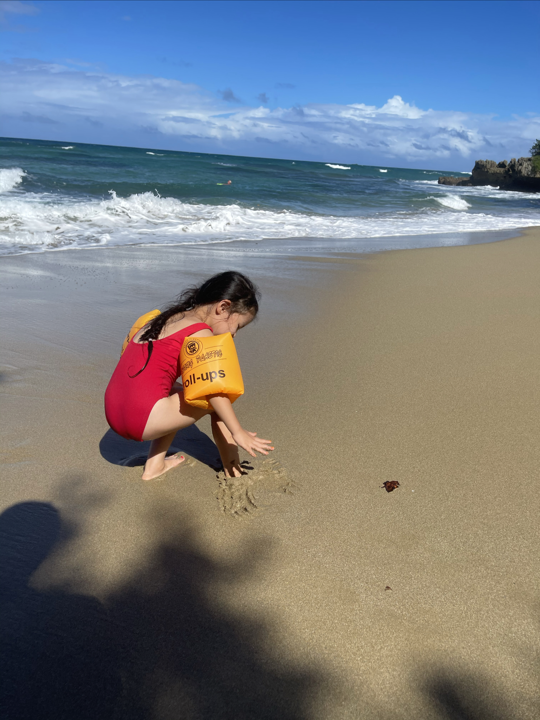 玩不腻的沙子，看不厌的大海，生生不息的海浪