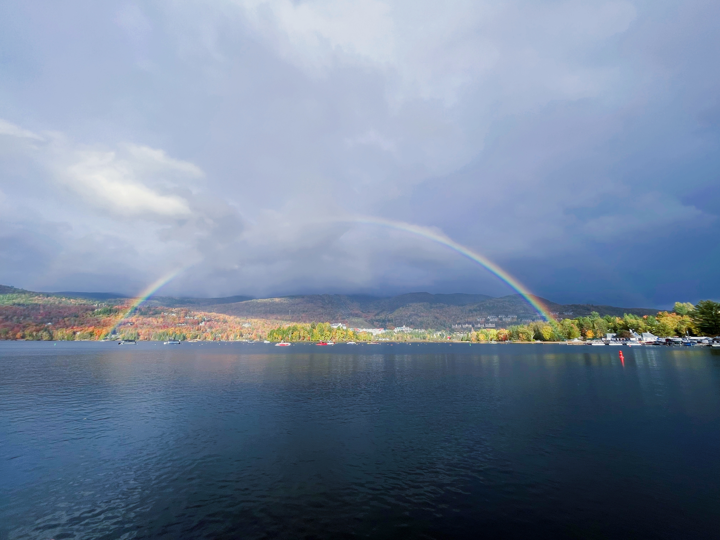 翠湖山庄看🍁二刷彩虹🌈-加拿大🇨🇦小“班芙”