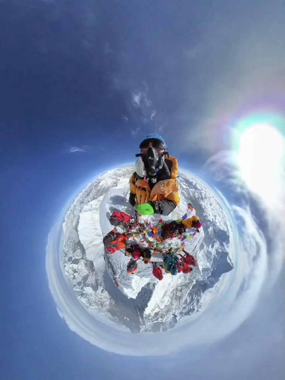中国的极致雪山珠穆朗玛峰，独高天下#珠穆朗玛峰旅游攻略 8848米，厉害的人才能登顶
