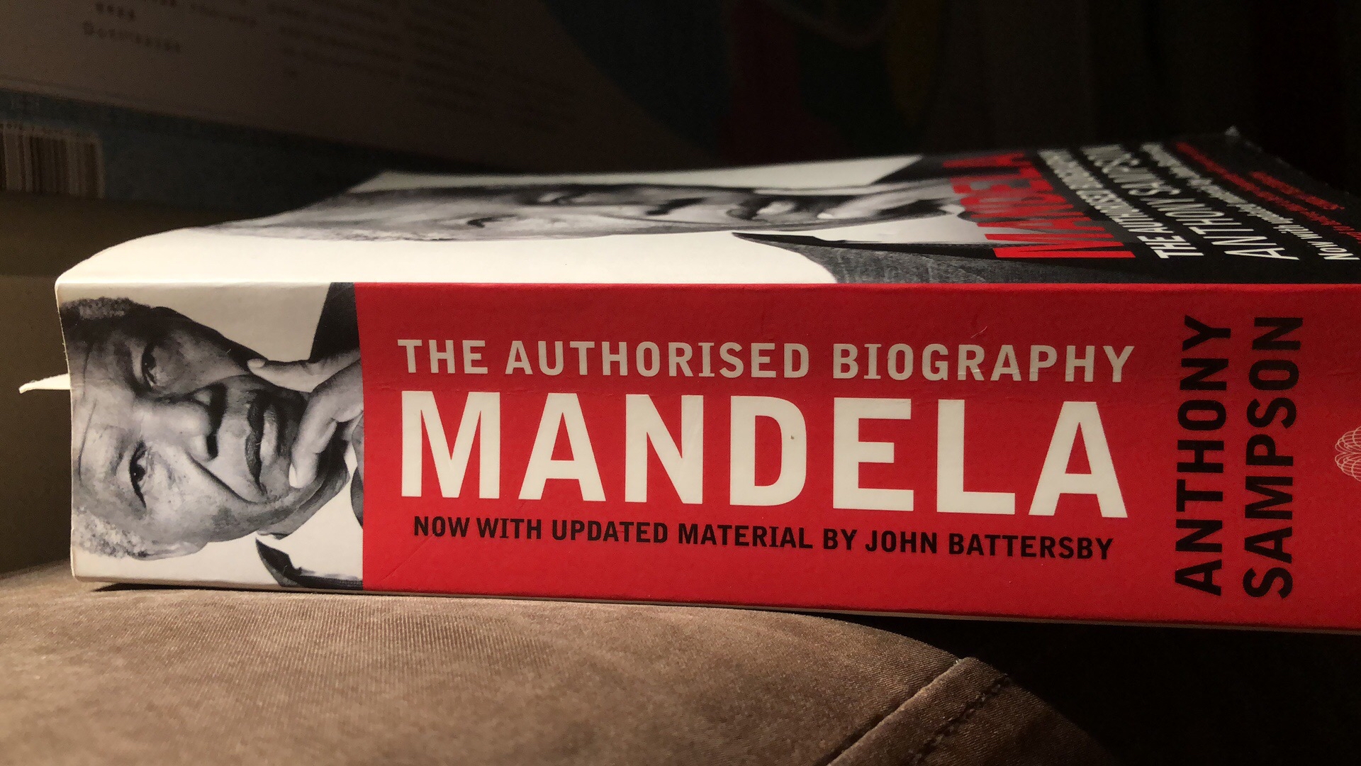 在曼德拉广场，读一本曼德拉传记，别有一番滋味……