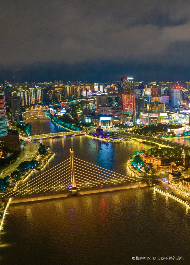 宁波|航拍宁波三江口夜景|风光摄影