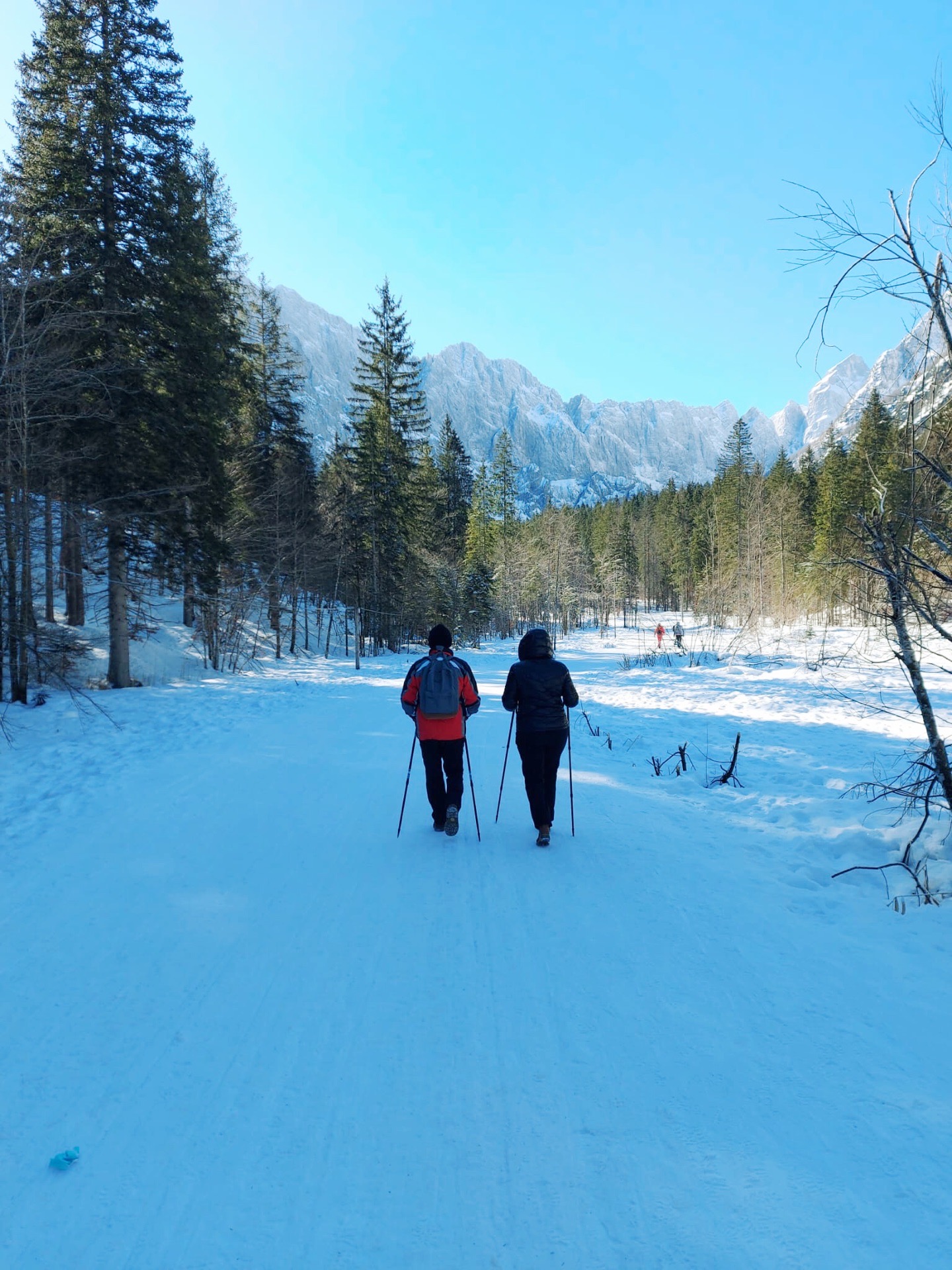 没有比冬日雪地徒步更快乐的事了
