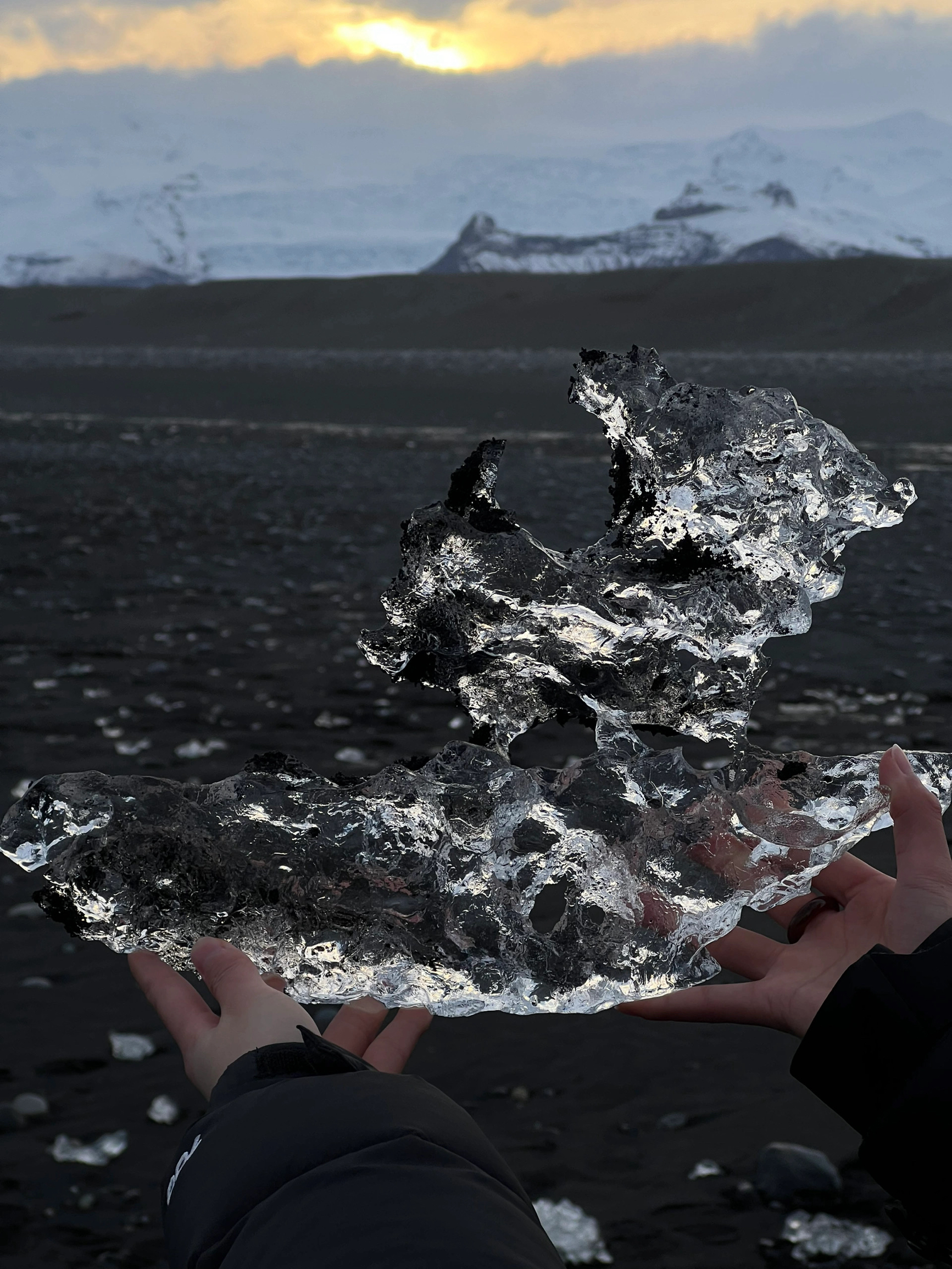 🇮🇸冰岛钻石沙滩真的好多钻石💎