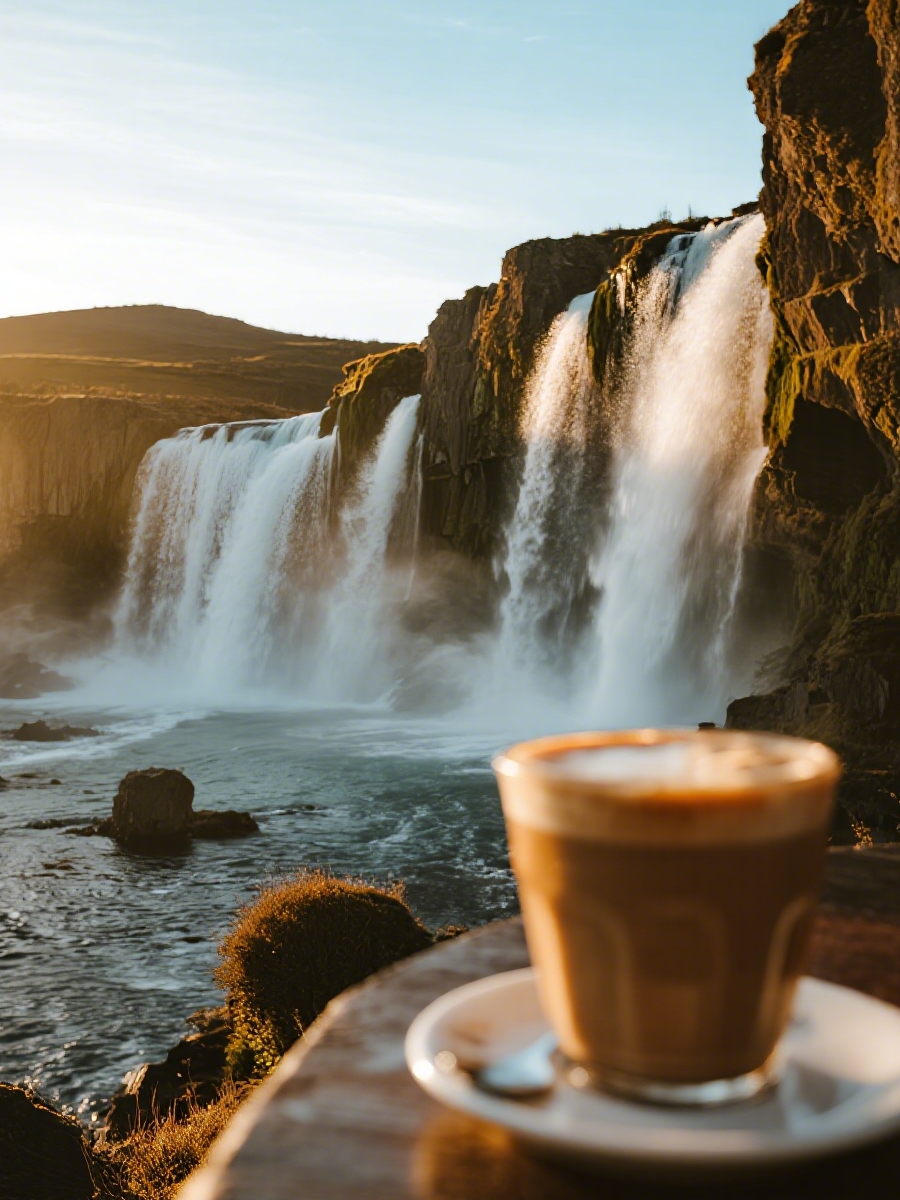 翁布悬崖瀑布咖啡