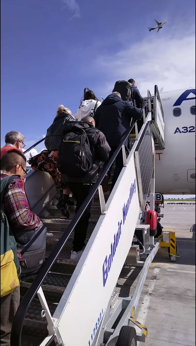 再次搭乘希腊爱琴航空