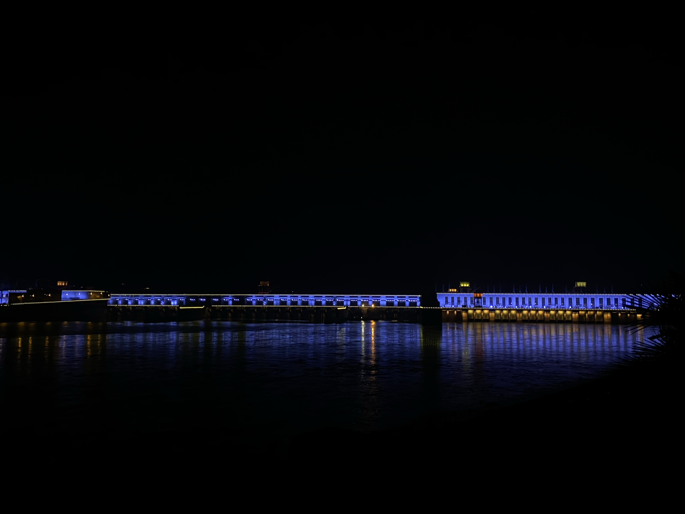 葛洲坝夜景 宜昌夜景一绝