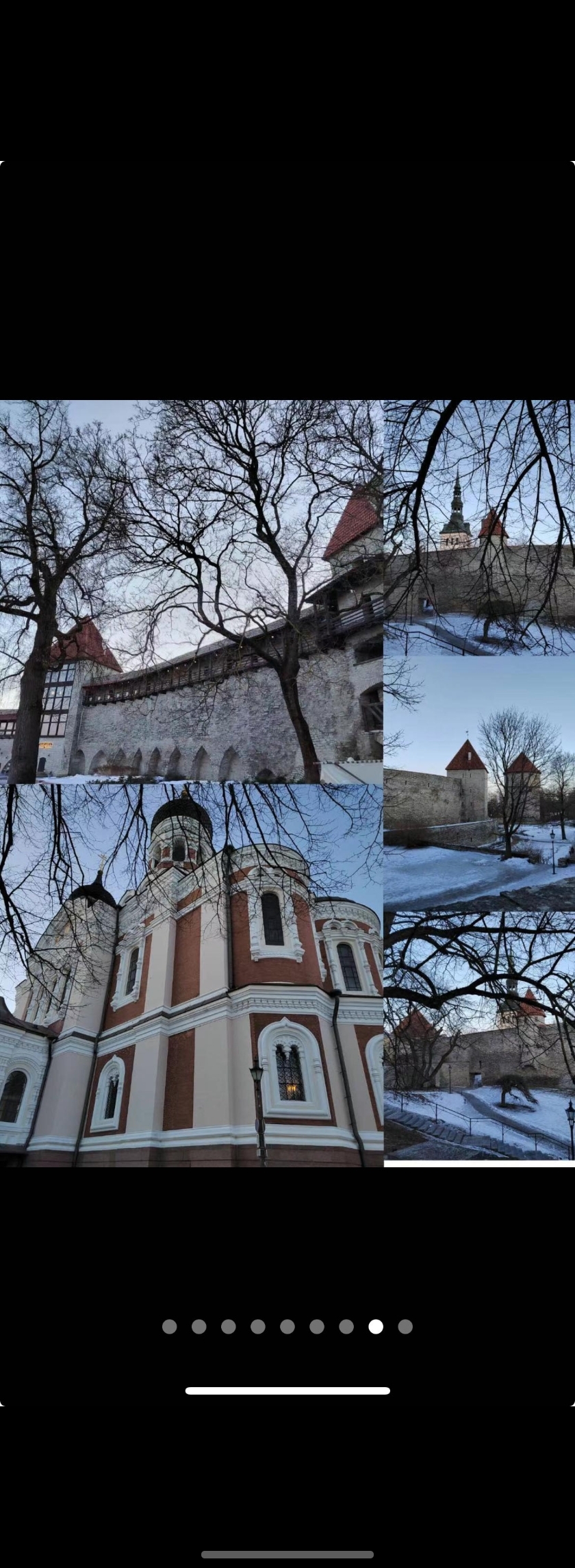 爱莎尼亚—塔林老城、爱沙尼亚之门、塔林市政厅、塔林老城城墙、塔林圣母主教座堂 ……晚上​在市政厅楼下