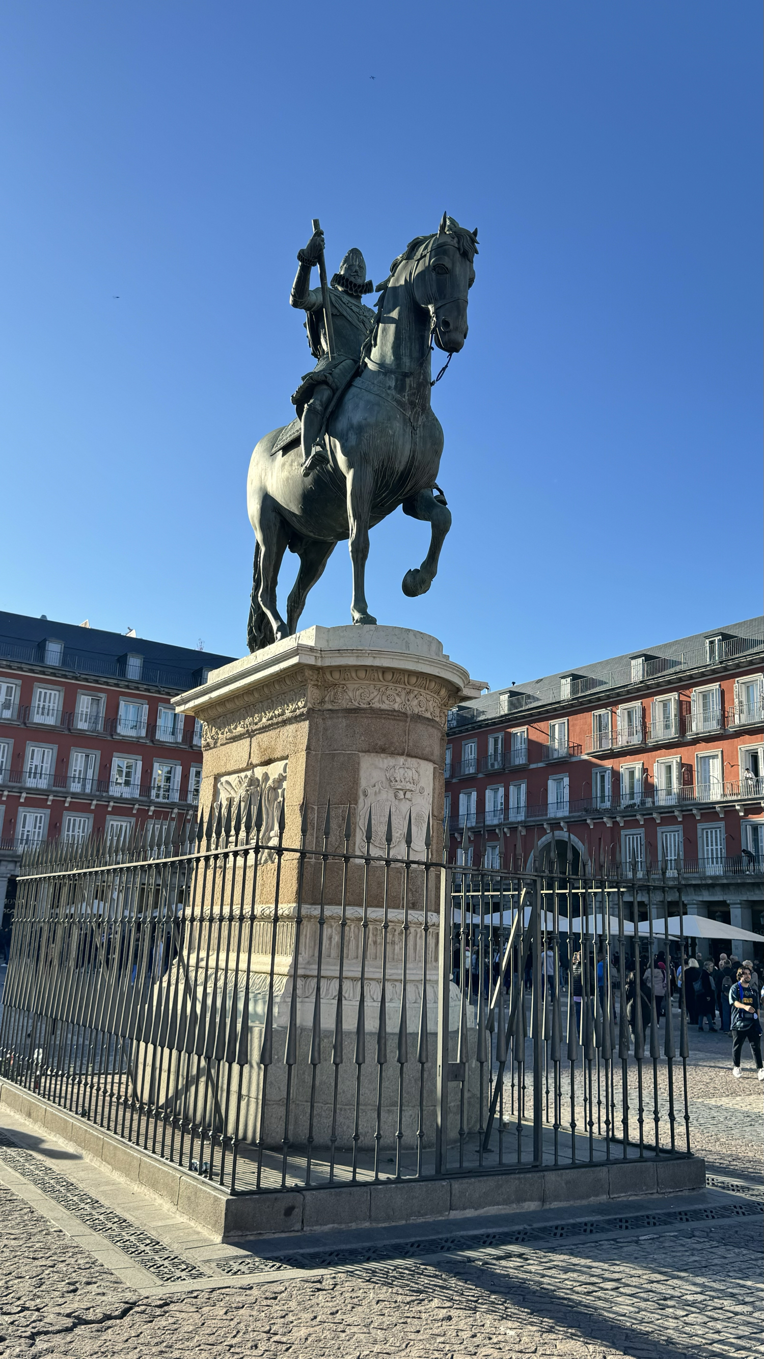 马德里菲利普三世纪念碑Estatua de Felipe I