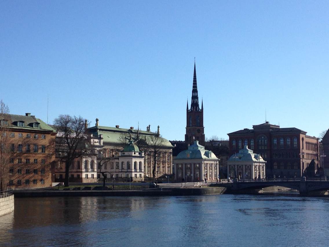 斯德哥尔摩的碧水蓝天