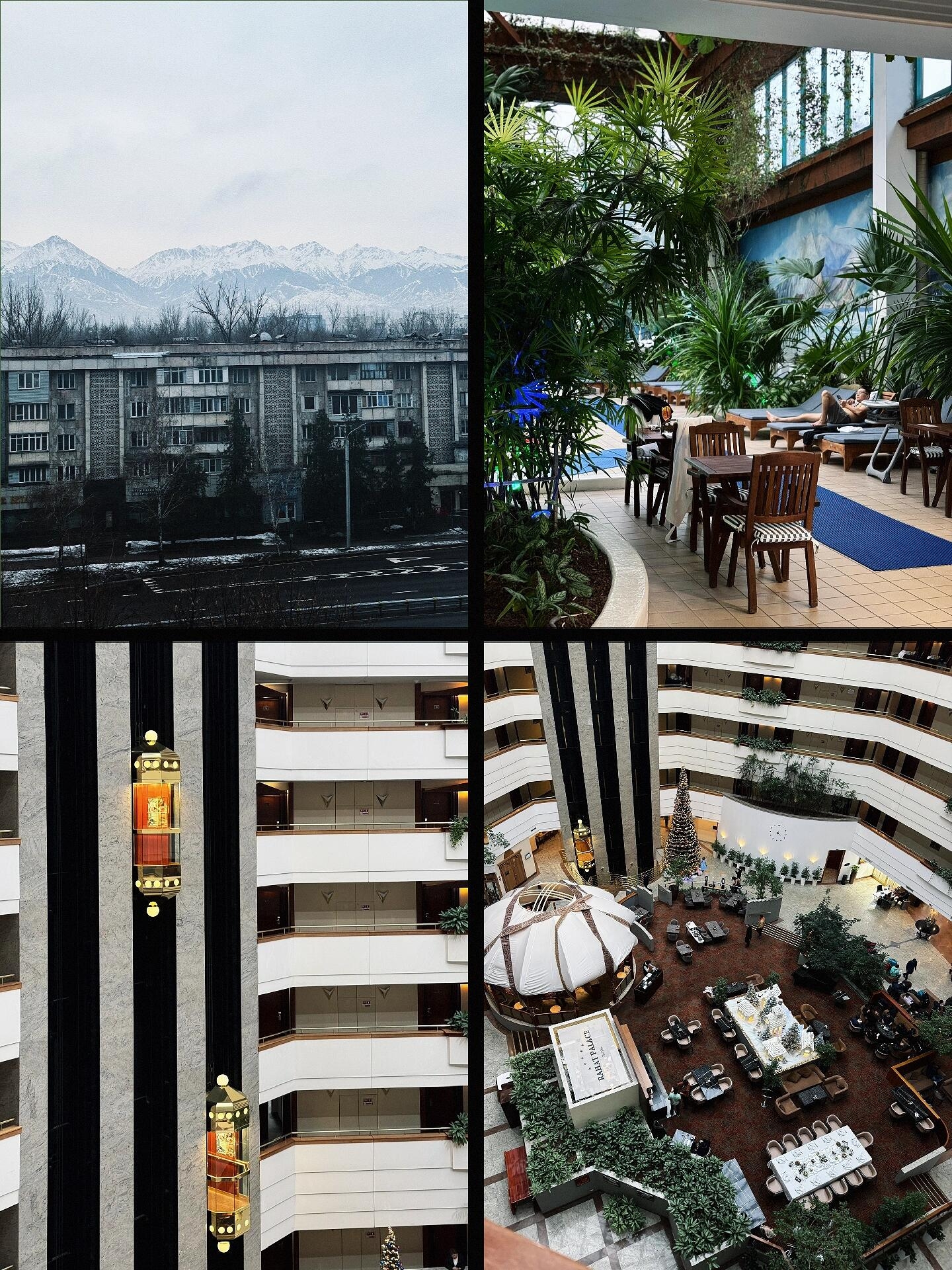 阿拉木图酒店🏨看得见的风景🌃