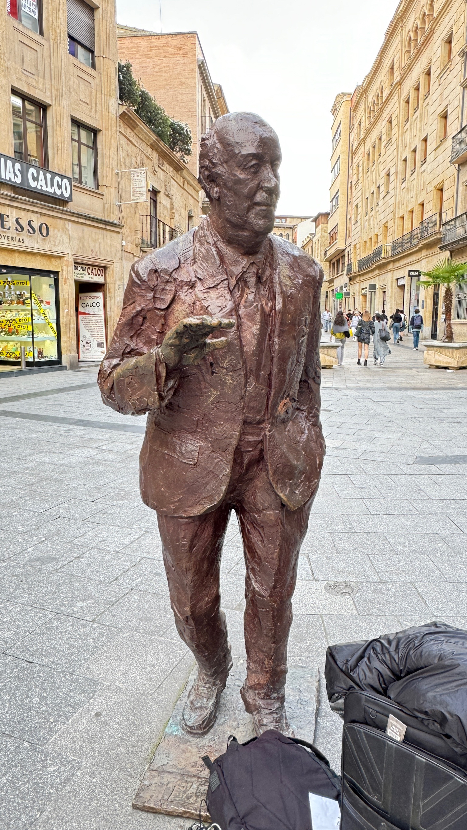 皇家马德里足球队主教练维森特·德尔·博斯克雕像Estatua