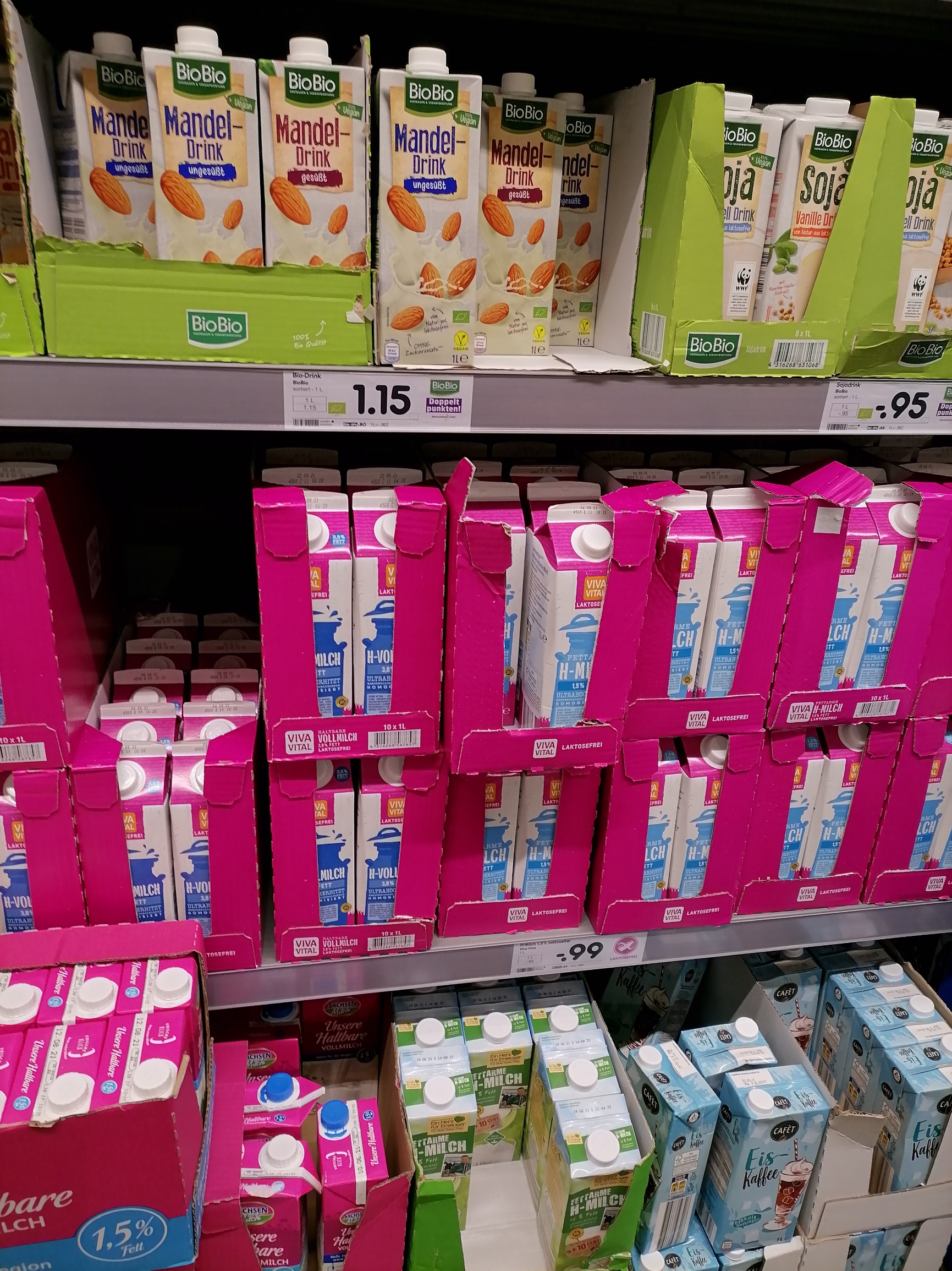 德国超市之牛奶