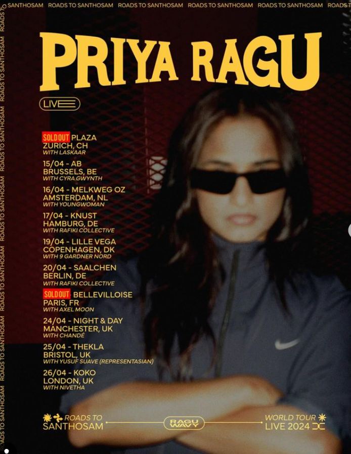 以爱之名，Priya Ragu将登瑞士开唱！