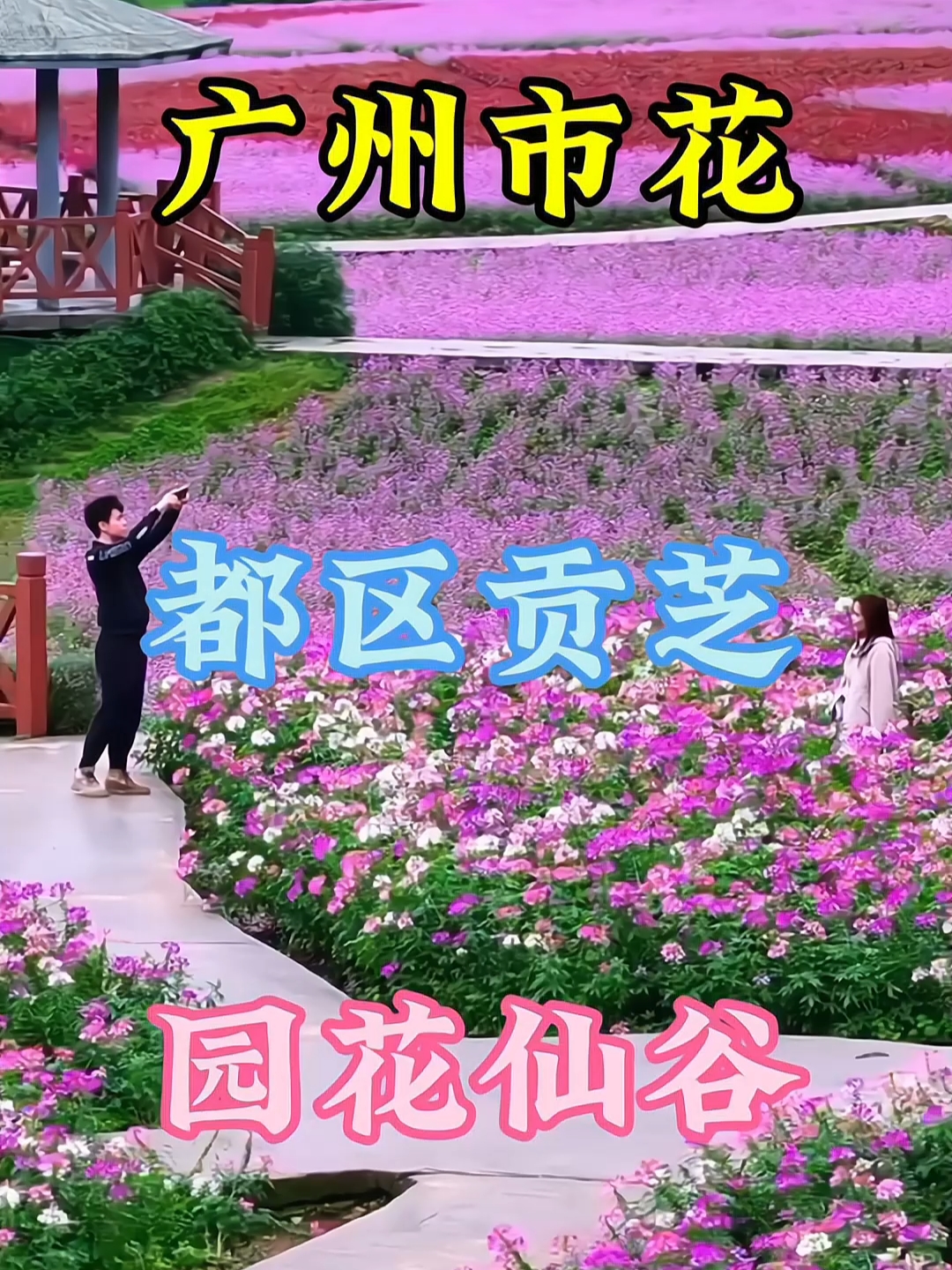 广州市花都区贡芝圆花仙谷，看看你最想和谁一起去