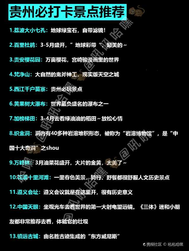 [贵州景点排行：探秘最值得游玩的十大胜地]