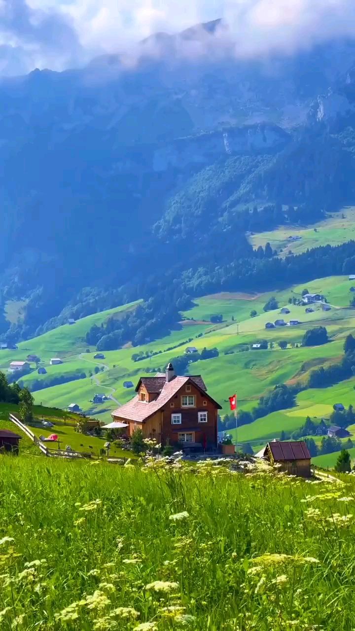 🇨🇭瑞士最美的季节就要来啦！🌷🍃|||瑞士的每个季节都如一幅绝美画卷，但春天却是那个令人心醉神迷的美