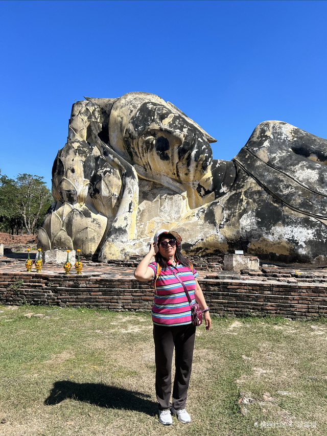 大城卧佛寺|一尊巨型卧佛横卧空旷遗址上,非常震撼