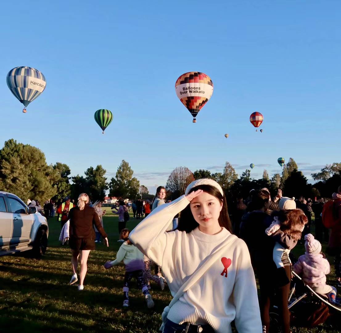 NIHAO!CHINA飘飞在新西兰🇳🇿怀卡托热气球节上空