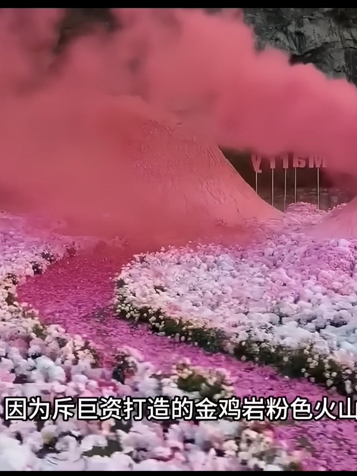 磐安金鸡岩景区19.9居然包含粉红火山浪漫打卡，快来看看吧！