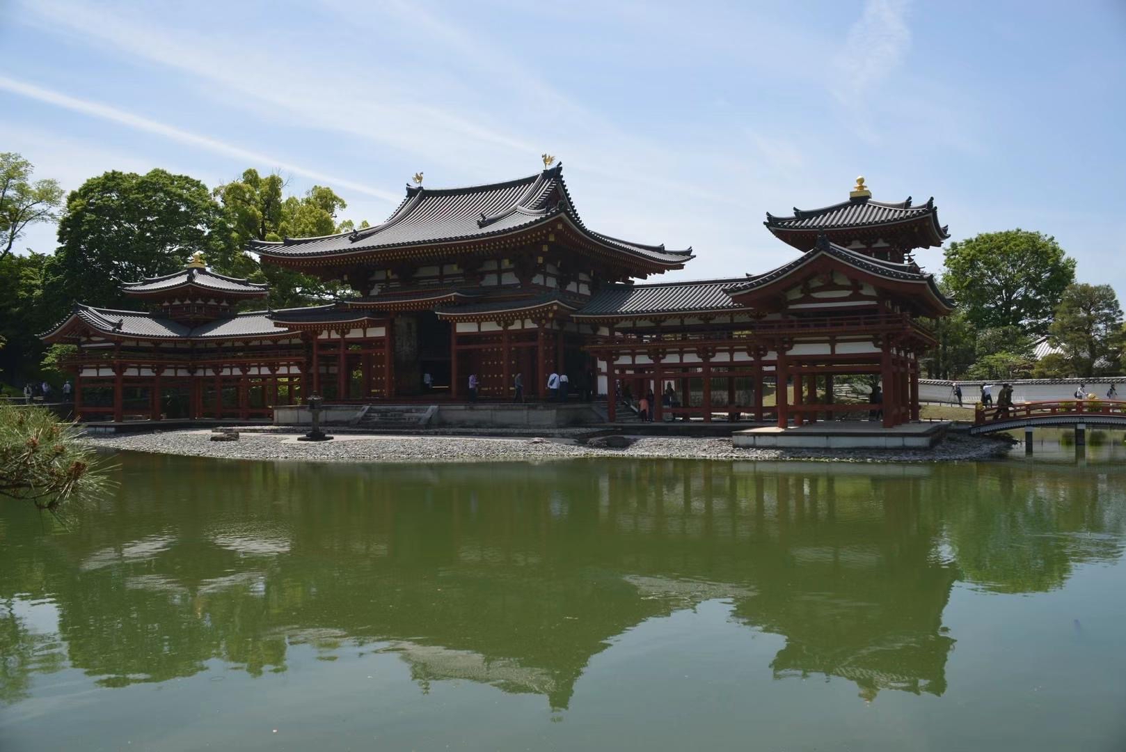 日本京都平等院，平安时代建筑的精华