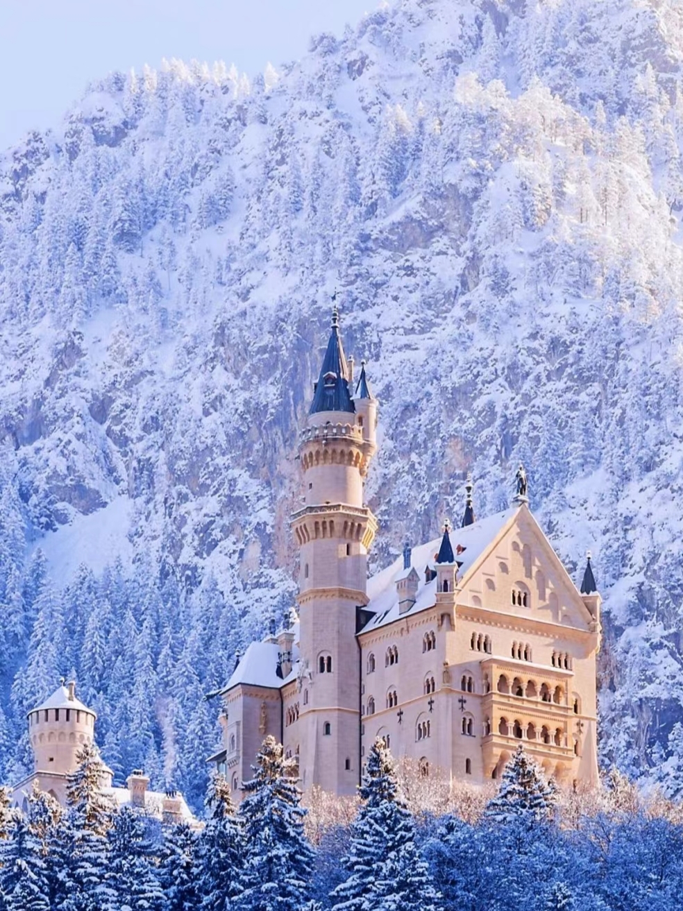 11-12月去了德国，才能看到这样的童话世界 冬季的#德国是懂你的温泉、国王湖、新天鹅 堡…1个W就