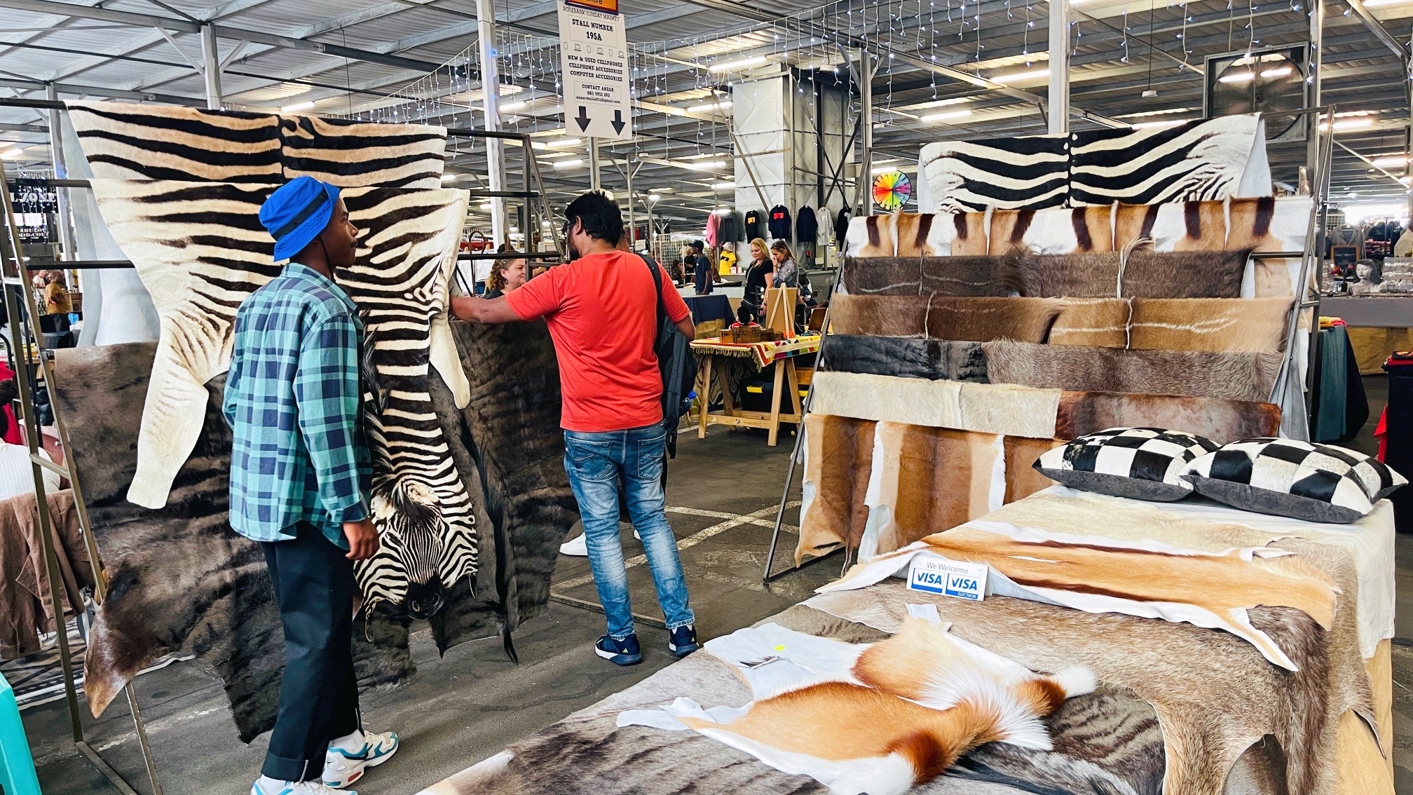 南非🇿🇦约翰内斯堡，Rosebank周日市场新奇好玩