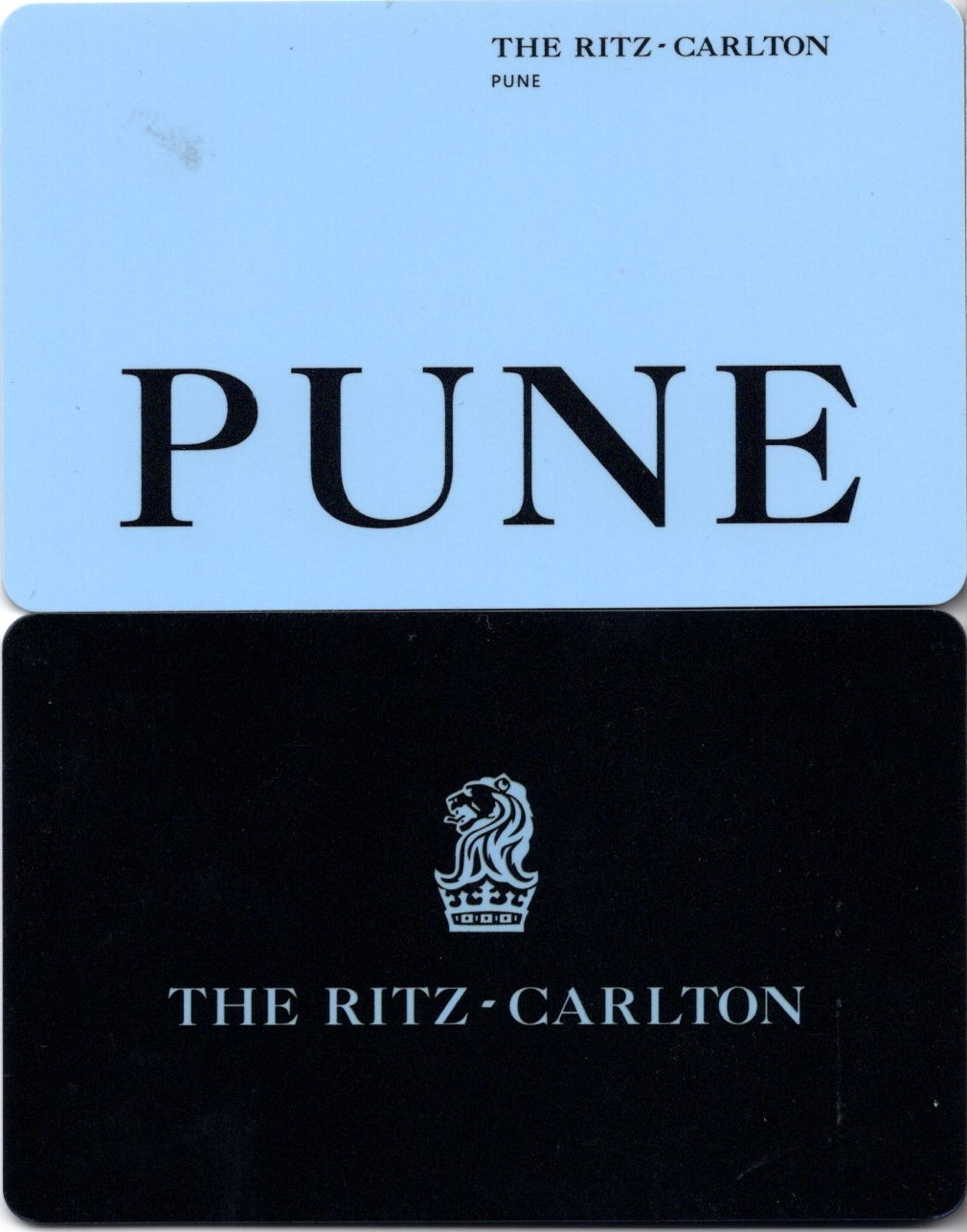 印度-浦那丽思卡尔顿酒店房卡