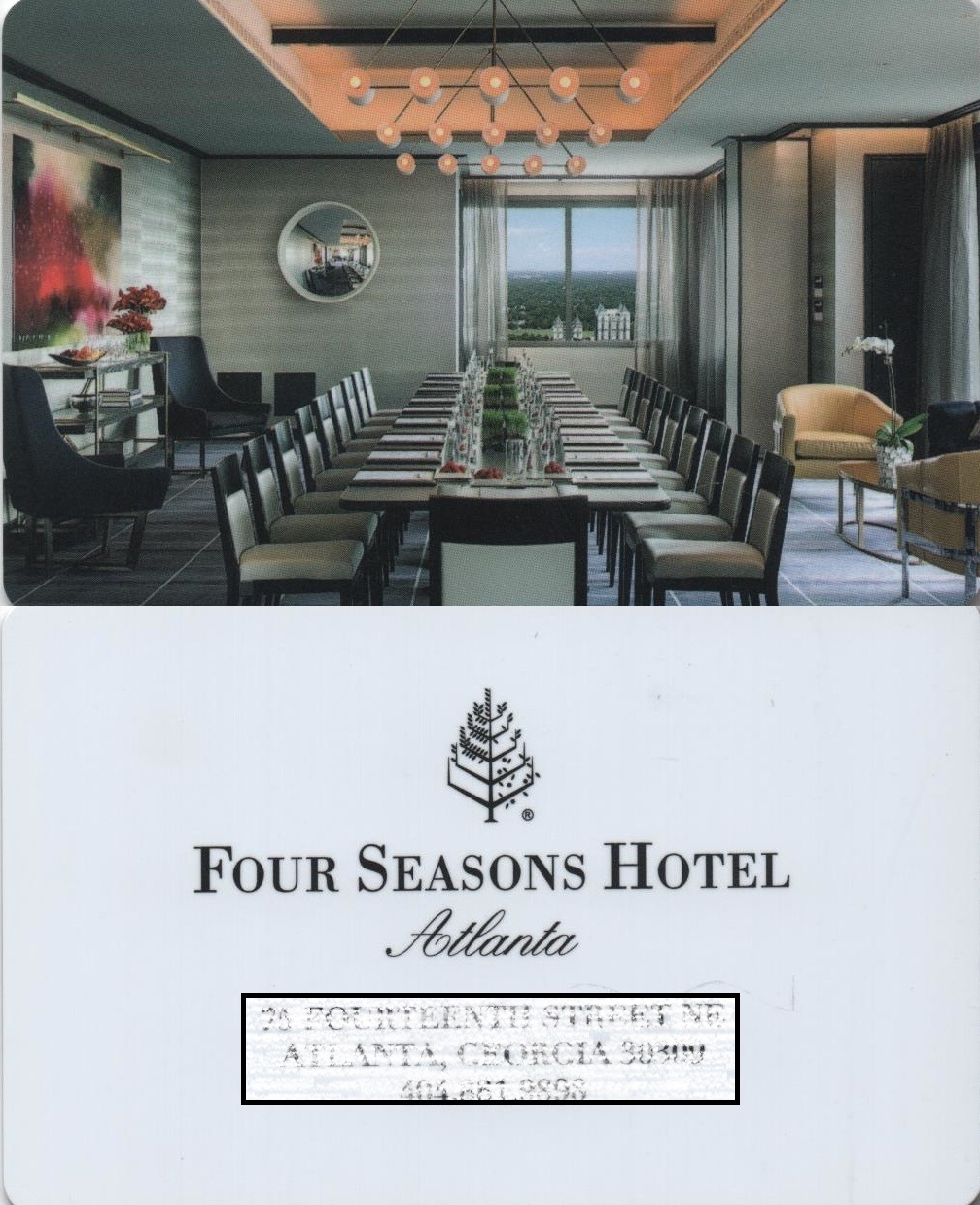 四季酒店集团-美国亚特兰大四季酒店房卡
